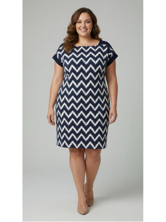 Tommy Hilfiger Dresses & Skirts - Tommy Hilfiger chevron stretchy dress sz xl